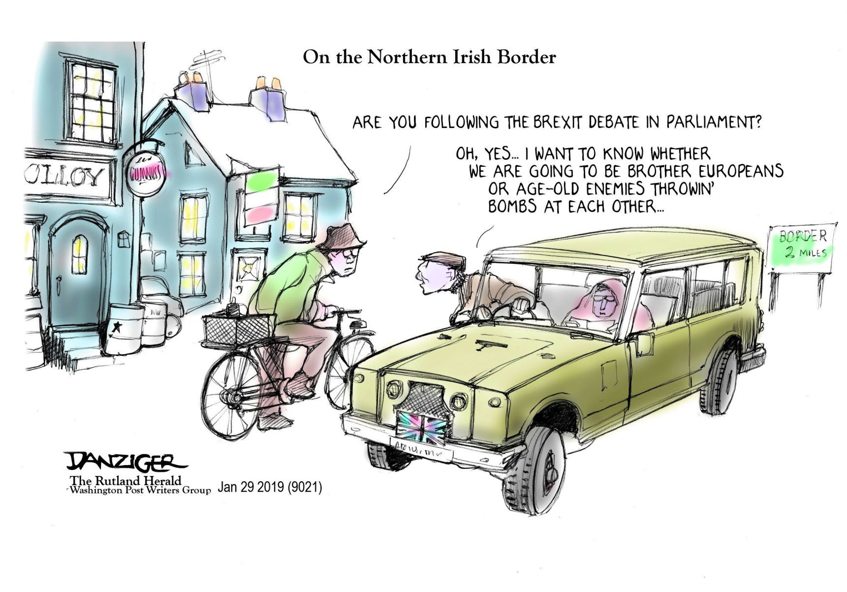 Jeff Danziger cartoon